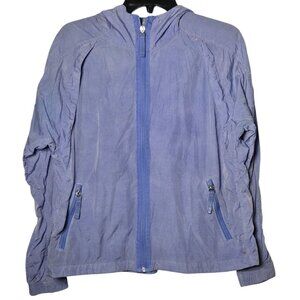 Athleta‎ Womens Expedition Hike Shell Zip Up Lightweight Jacket Size XS Hooded
